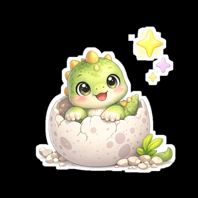 Baby Dino hatchling